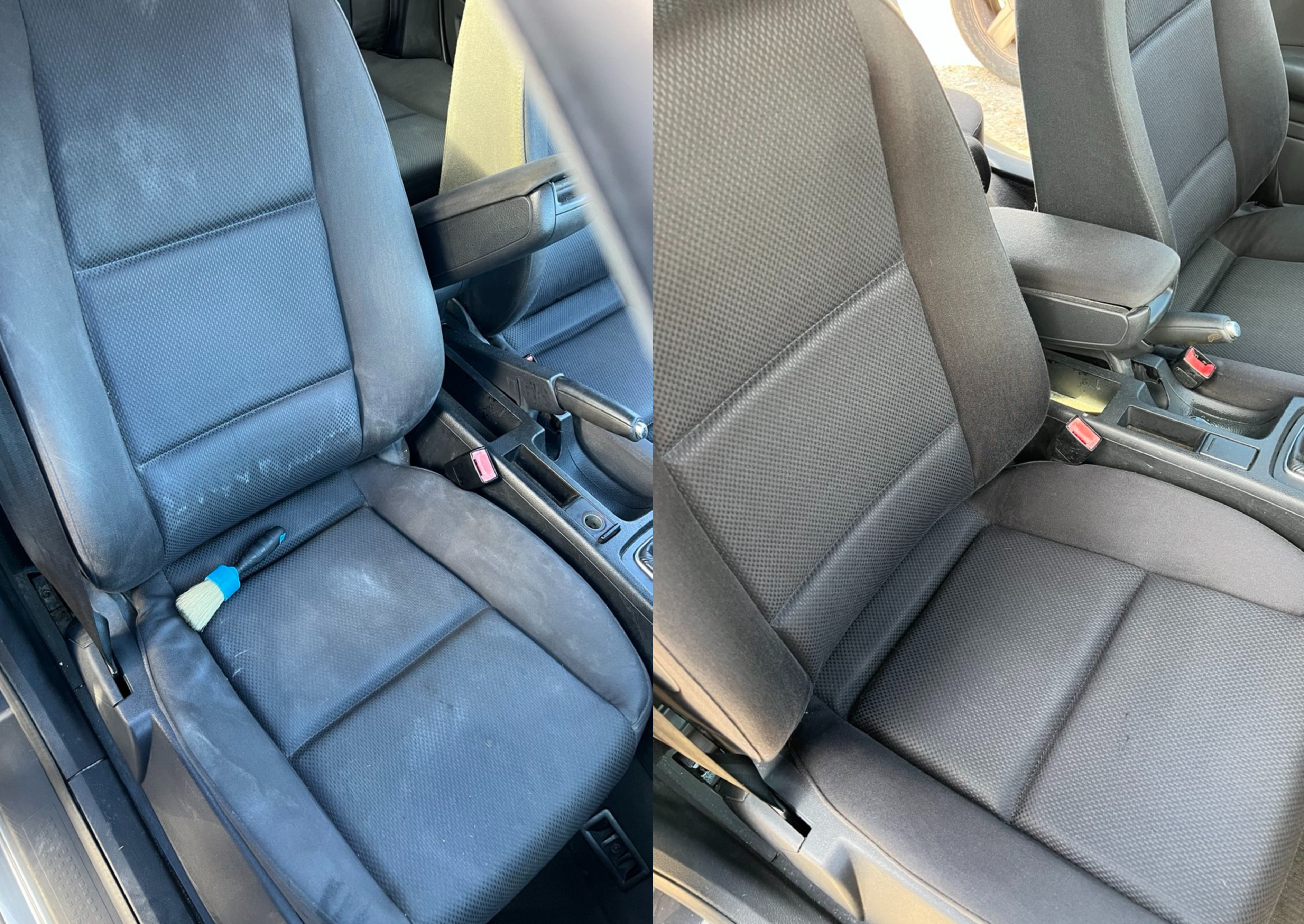 Before and after interior