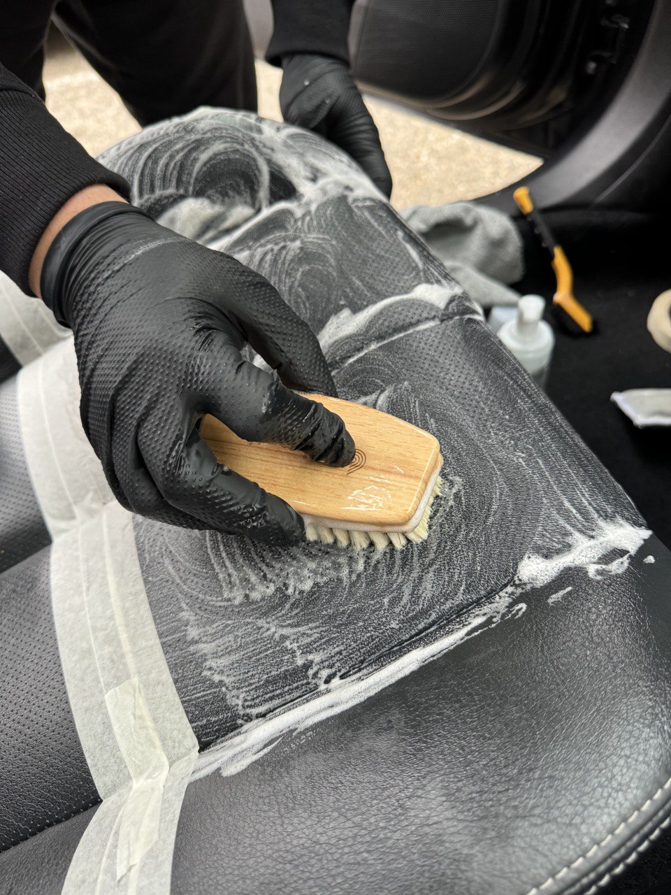 Leather cleaning