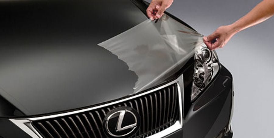 Protection film pasting
